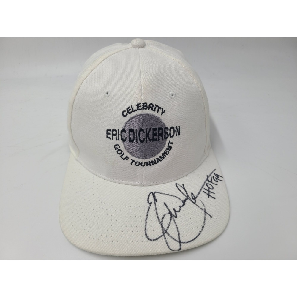 Eric Dickerson Celebrity Golf Tournament Signed Autographed Snapback Hat Cap Men